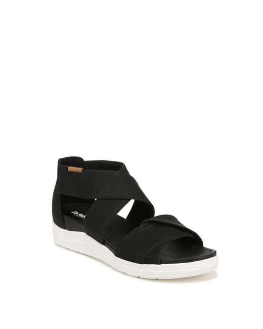 Dr. Scholls Dr. Scholl's S Time Off Fun Sandal Black Smooth 6 M