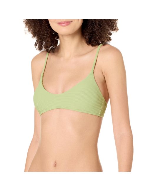 Billabong Green Tanlines V Bralette Bikini Top