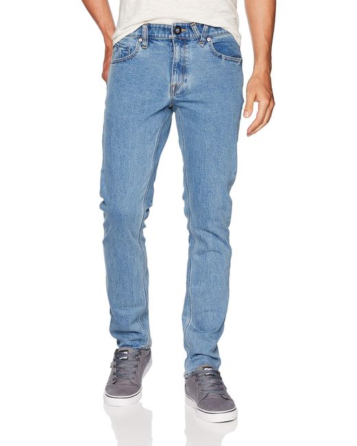 Volcom Mens Vorta Stretch Denim Jean