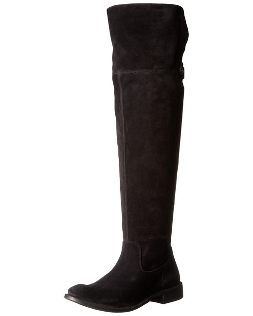 frye black suede boots