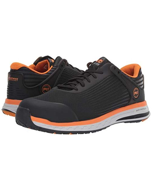 timberland black orange