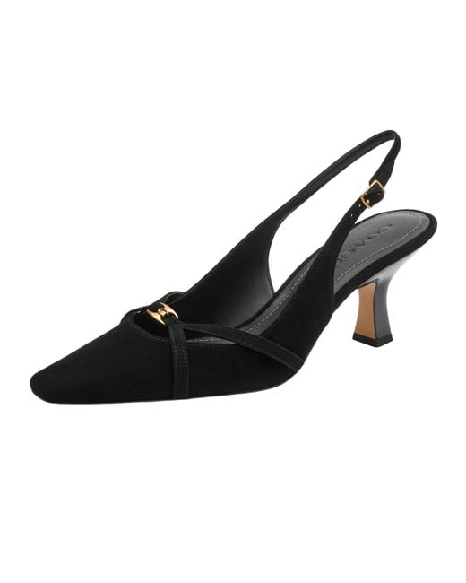 COACH Black Rowyn Slingback Pump