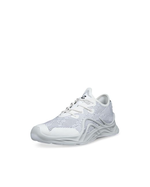 Ecco Biom Infinite -Sneaker aus Textilstrick in White für Herren