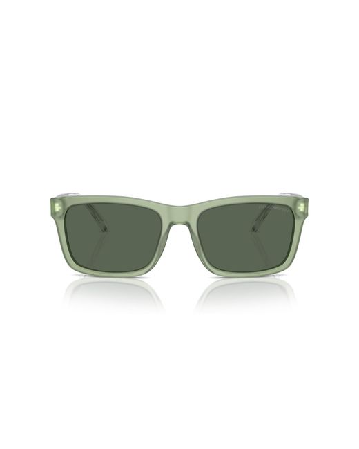Emporio Armani Green Ea4224 Rectangular Sunglasses for men