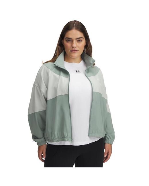 Under Armour Gray S Rival Woven Jacket,