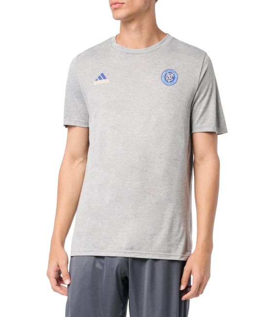 Adidas Gray Long Sleeve Pre-game T-shirt for men