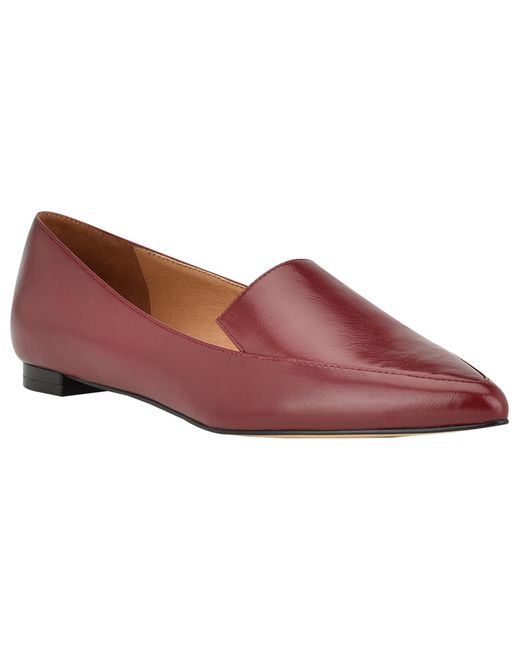 Nine West Loafer Flat Red Patent 604 Red Patent 604 Referred Ballet Flats Many