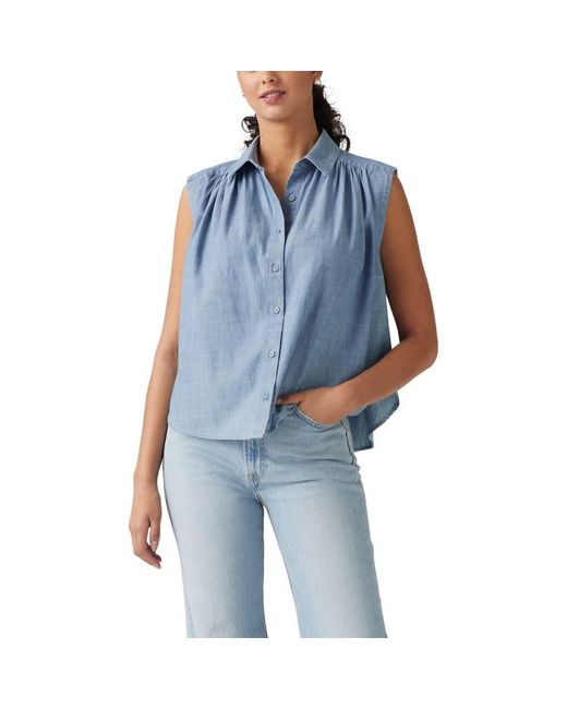 Levi's Blue Gracen Blouse,