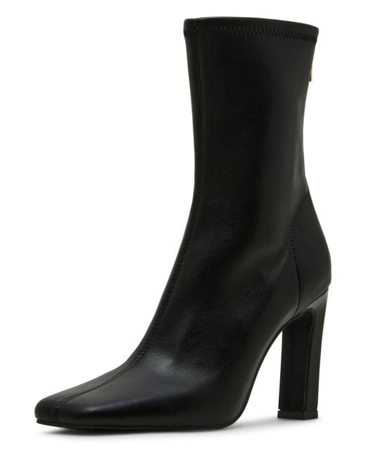Steve Madden Black Khelan Mid Calf Boot