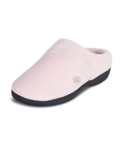 Isotoner Pink Classic Hoodback W Memory Foam for men