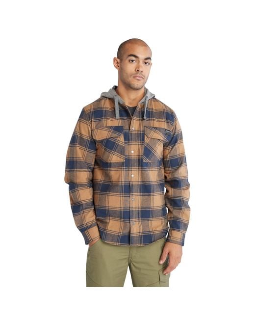 Timberland Gray Woodfort Midweight Flannel Sweat for men