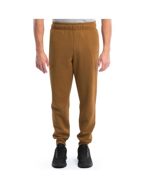 Wrangler Brown Riggs Workwear Tapered Sweatpants With Back Zip Pocket for men