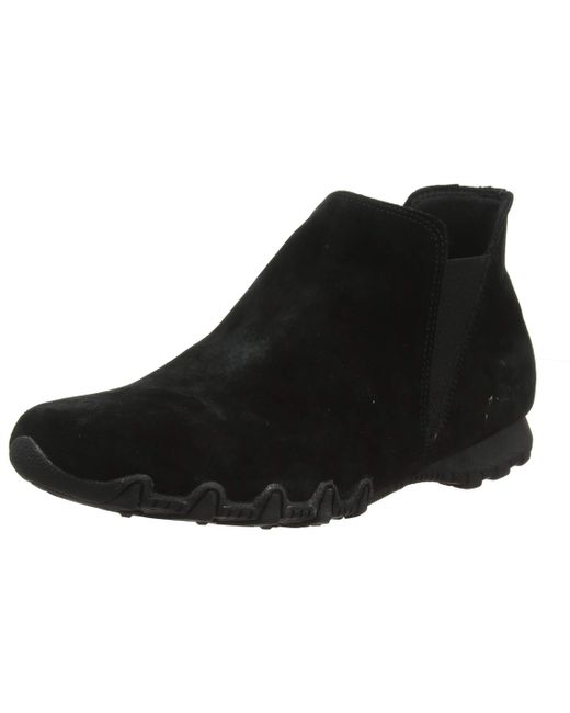 Skechers Bikers Mc-bellore-relaxed Fit Short Plain Toe Chelsea Boot Black |  Lyst