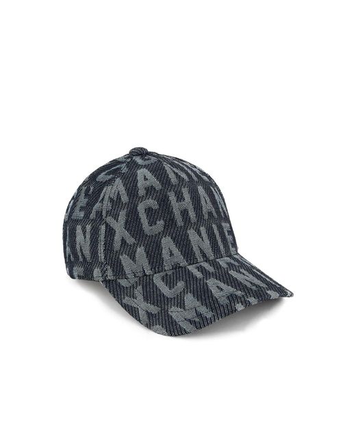 Emporio Armani Multicolor A | X Armani Exchange Limited Edition Denim Capsule Hat for men