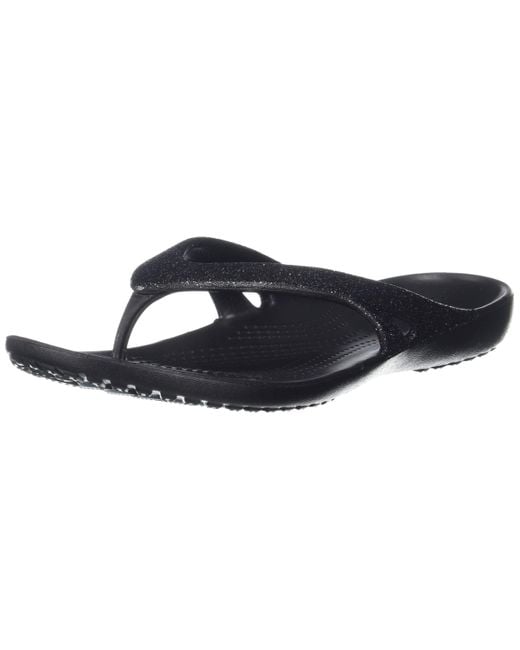 Crocs™ Kadee Ii Flip Flops Sandals For in Black Glitter (Black) Lyst