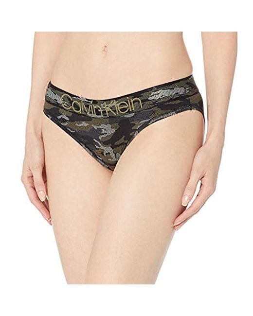 Calvin Klein Modern Cotton Camo Bikini Panty Underwear | Lyst