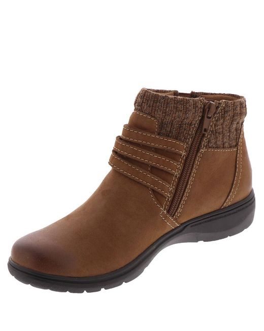 Clarks Brown Carleigh Lane Ankle Boot