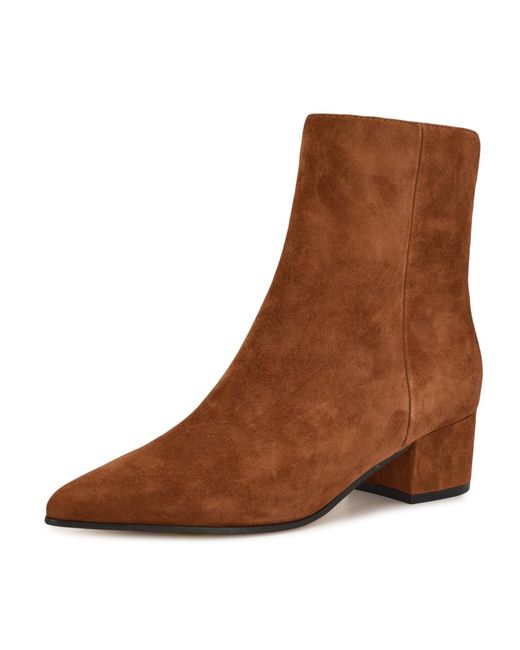 Nine West Brown Maribu Bootie