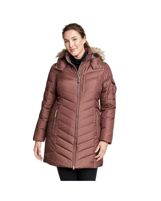 Eddie Bauer Sun Valley Down Parka in Red Lyst