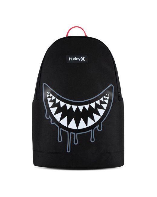 Hurley Black Graphic Backpack for men