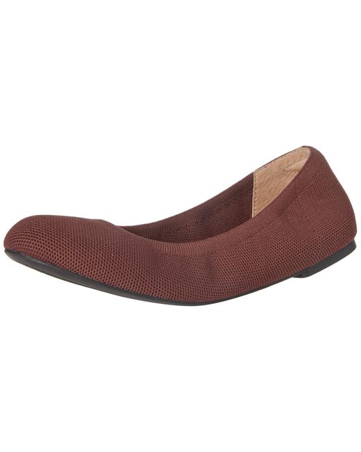 Amazon Essentials Brown Knit Ballet Flat