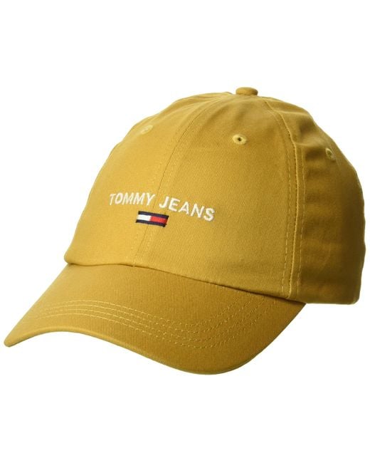 Tommy Hilfiger Yellow Tommy Jeans Baseball Cap for men