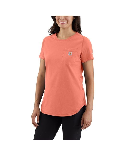 Carhartt Red Force Relaxed Fit Midweight Pocket T-shirt