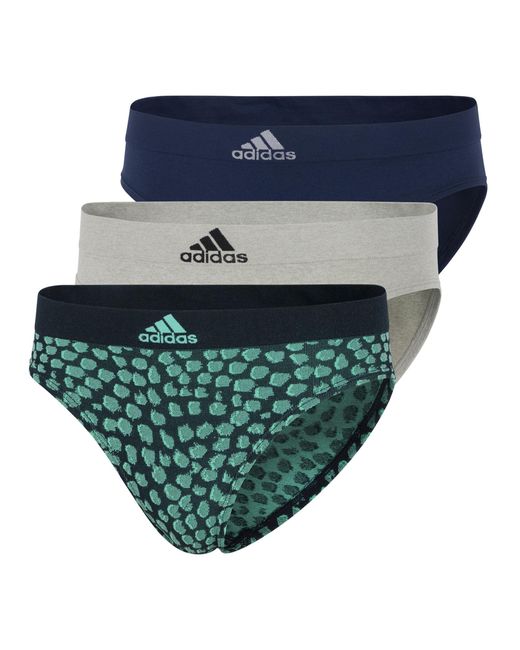 Adidas Blue Seamless Hipster Underwear Multipack