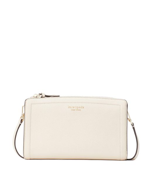Kate Spade Natural Knott Pebbled Leather Small Crossbody