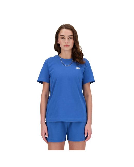 New Balance Blue Sport Essentials Jersey T-shirt