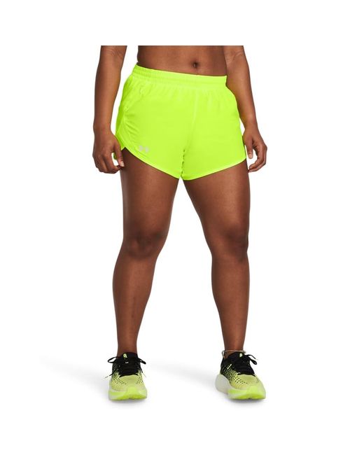 Under Armour Green Fly-by 3" Shorts