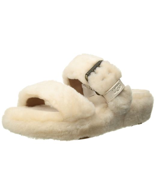 Ugg natural fuzz yeah slippers Clearance