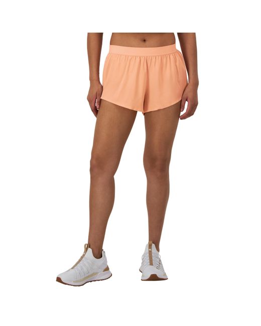 Champion Natural , Performance, Moisture-wicking Athletic Shorts With Liner For , 2.5", Peach Grapefruit Hd C Logo, Medium