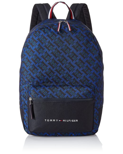Tommy Hilfiger Blue Jackson Canvas Backpack for men