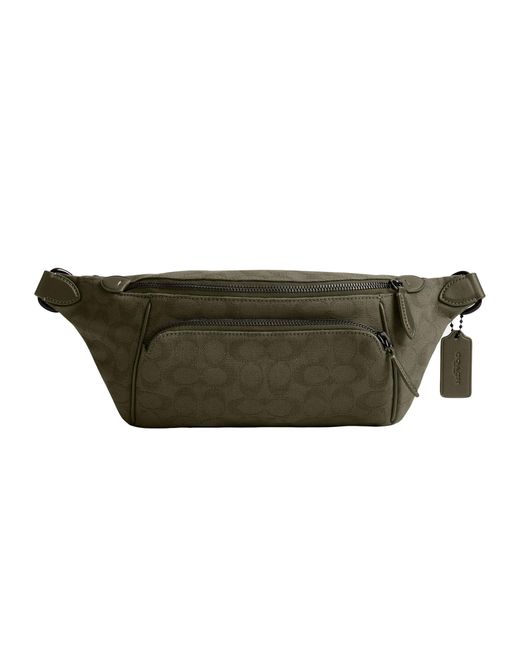 COACH Green League Belt Bag for men