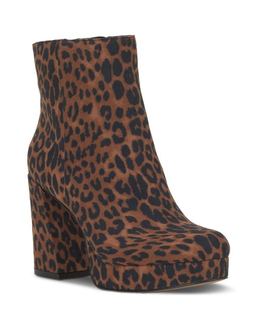Jessica Simpson Brown Rexura Ankle Booties