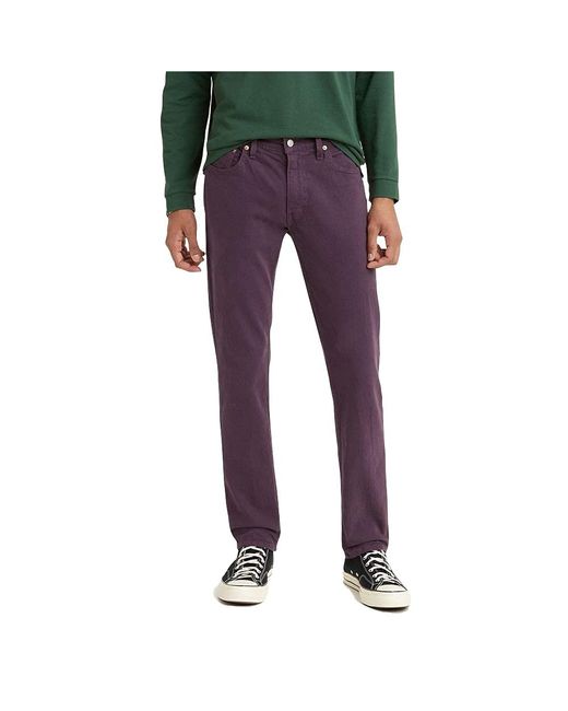 Levi's Denim 511 Slim Fit Jeans in Purple for Men - Lyst
