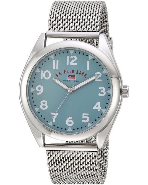 silver polo watch