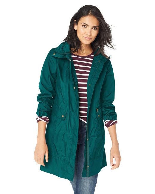 back bow packable hooded raincoat cole haan signature