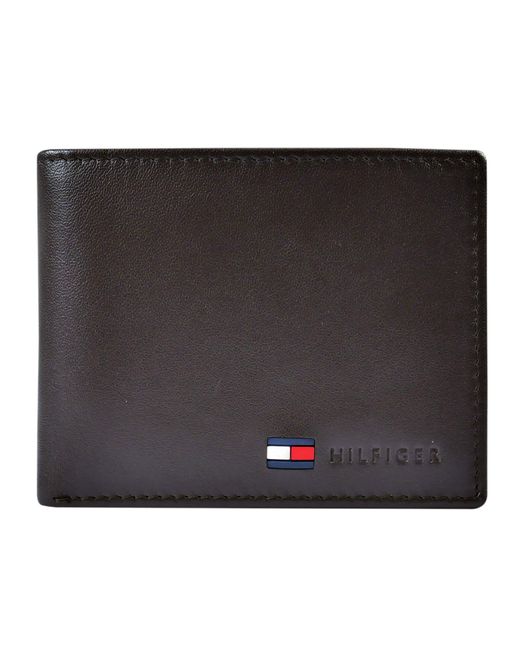 Tommy Hilfiger Men's Genuine Leather Slim Passcase Wallet for Men | Lyst