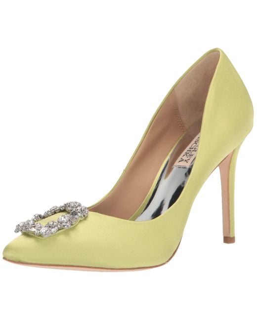 Badgley Mischka Natural Cher Pump