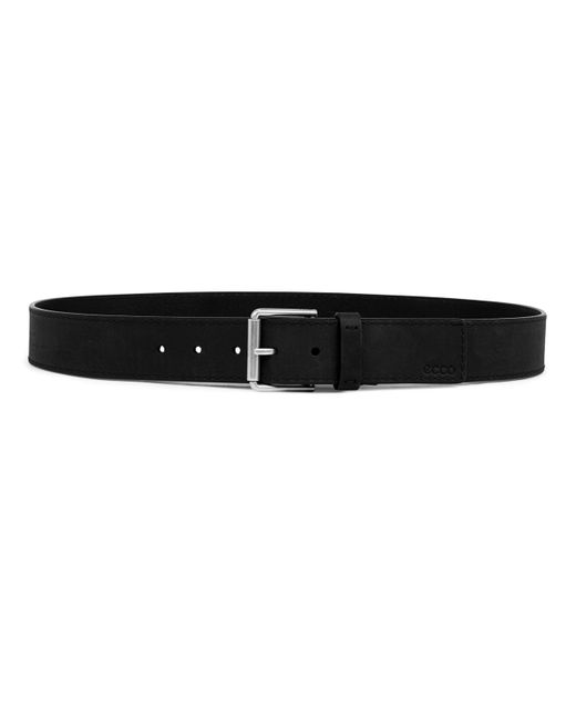 Ecco Black Heritage Business Casual Leather Belt for men