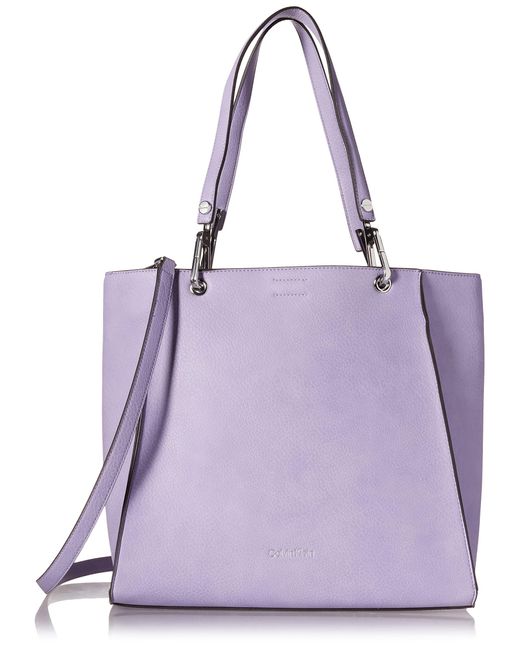 Calvin Klein Reyna Convertible Tote in Iris (Purple) - Save 26% | Lyst