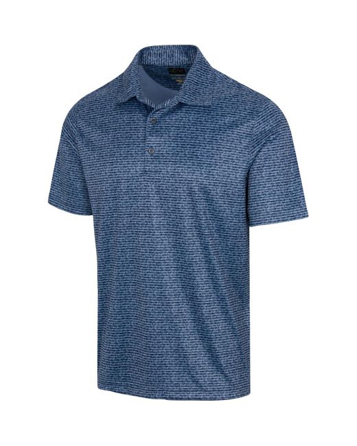 Greg Norman Collection Ml75 Microlux Origami Print Polo Blue for men