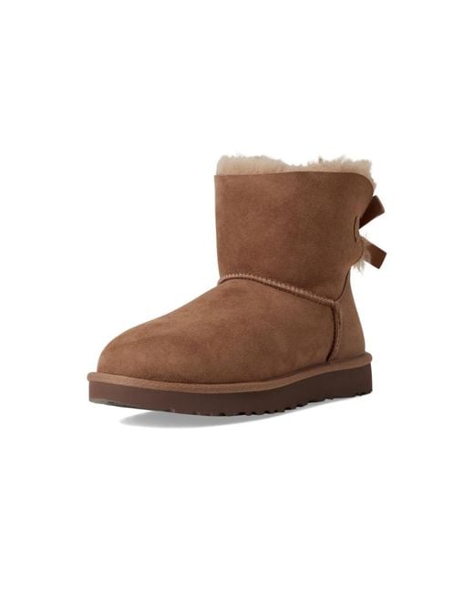 Ugg Brown Mini Bailey Bow Ii Fashion Boot