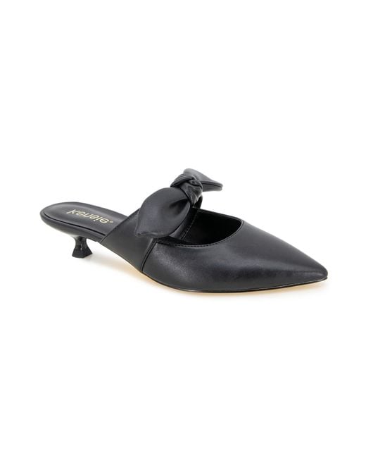 Kensie Black Roseli Heeled Sandal