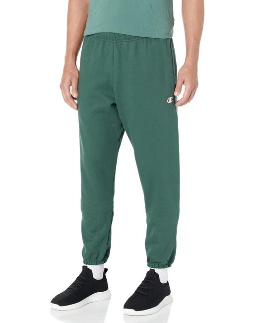 Champion Green Reverse Weave Pants for men