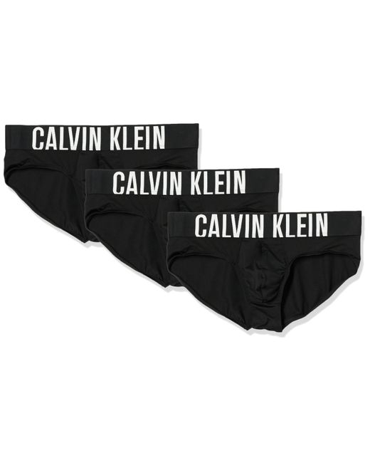 Calvin Klein Black Intense Power 3-pack Hip Brief for men