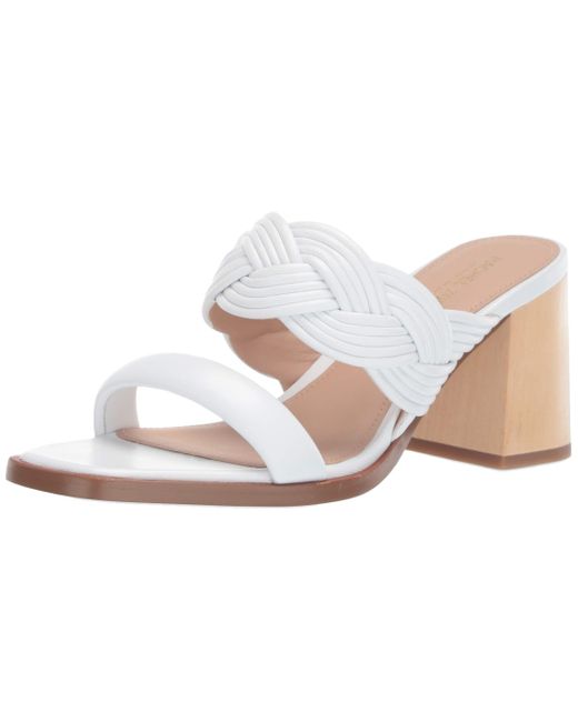 Rachel Zoe Black Tara Peep Toe Mule Heeled Sandal