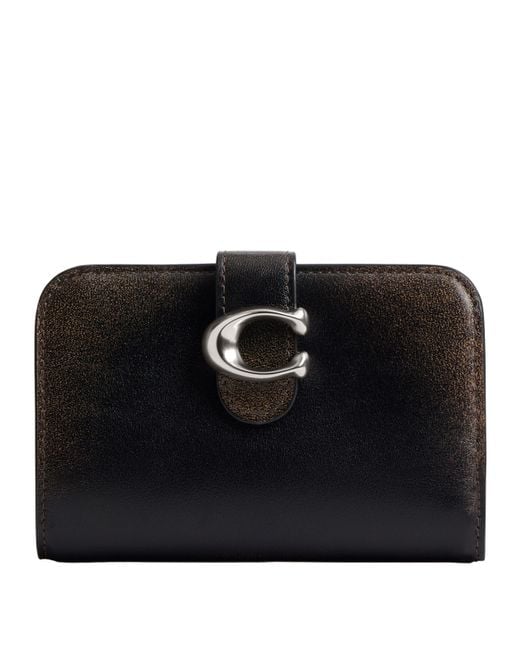 COACH Black League Crossbody In Mixed Signature Canvas